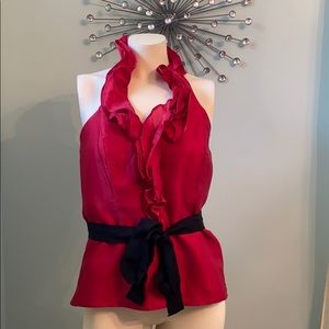 Worn Once WHBM Silk Top